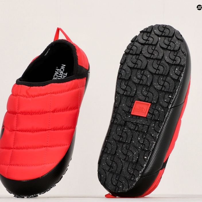Men's winter slippers The North Face Thermoball Traction Mule V red/black 13