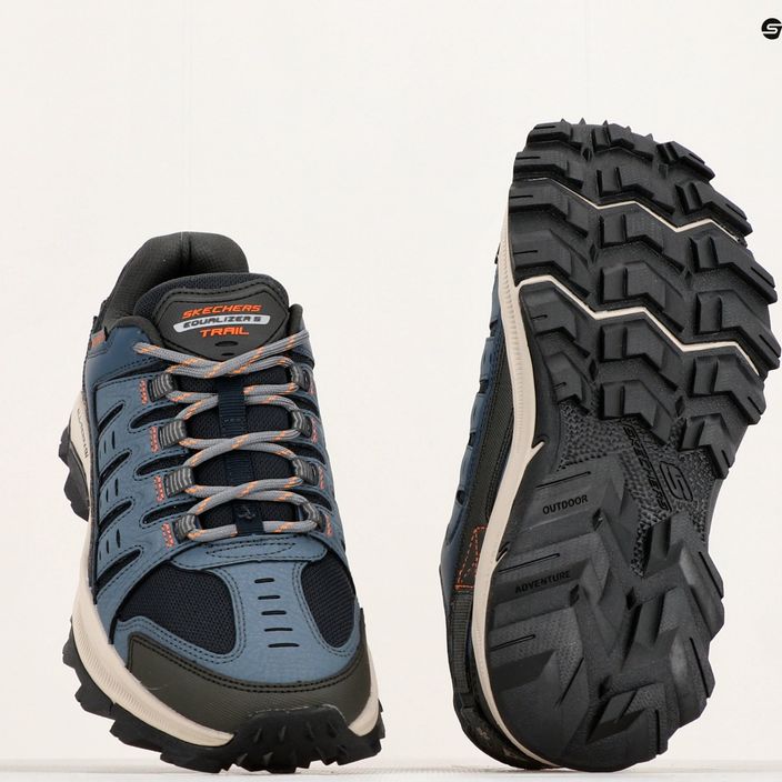 SKECHERS Equalizer 5.0 Trail Solix men's trekking shoes navy/orange 14