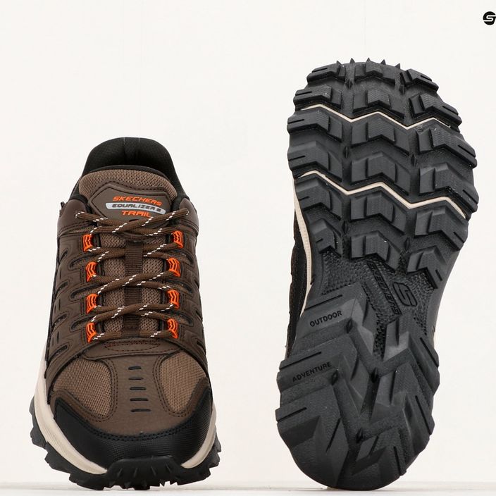 SKECHERS Equalizer 5.0 Trail Solix brown/orange men's trekking shoes 14