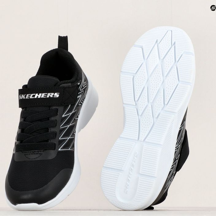 SKECHERS Microspec Texlor black/silver children's training shoes 14