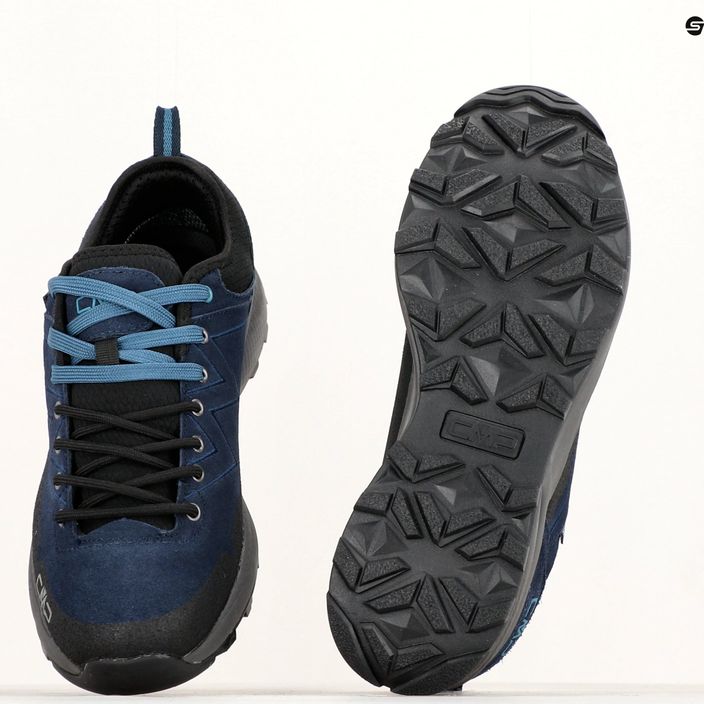Men's trekking boots CMP Kaleepso Low Wp black/blue 13