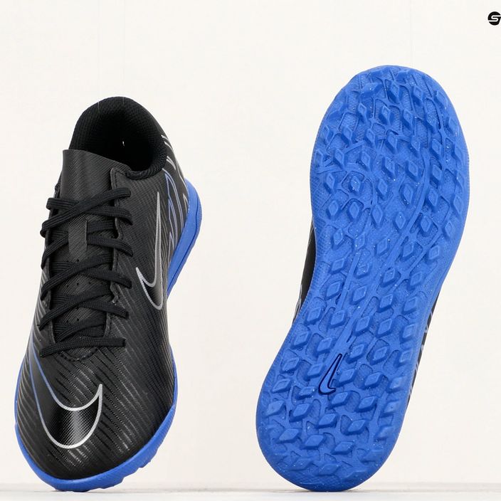 Children's football boots Nike JR Mercurial Vapor 15 Club TF black/chrome/hyper real 8