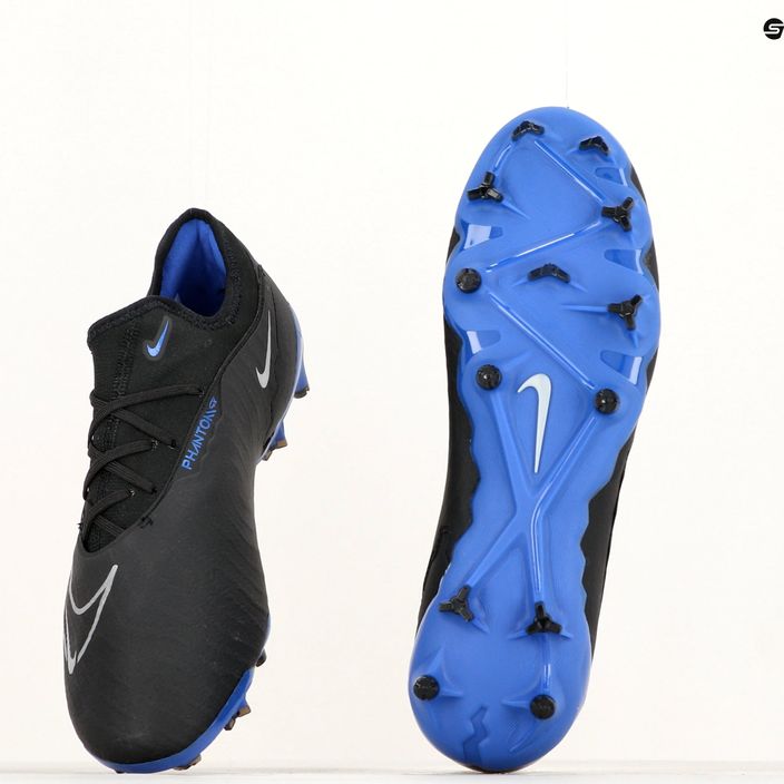 Nike Phantom GX Pro FG football boots black/chrome/hyper royal 8