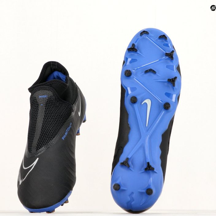 Nike Phantom GX Pro DF FG black/chrome/hyper royal football boots 8