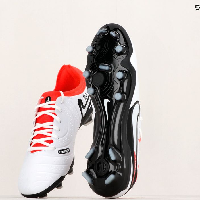 Nike Tiempo Legend 10 Pro FG white/black/bright crimson football boots 8