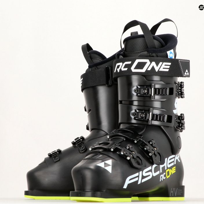 Men's ski boots Fischer RC ONE 90 yellow/black/black 8