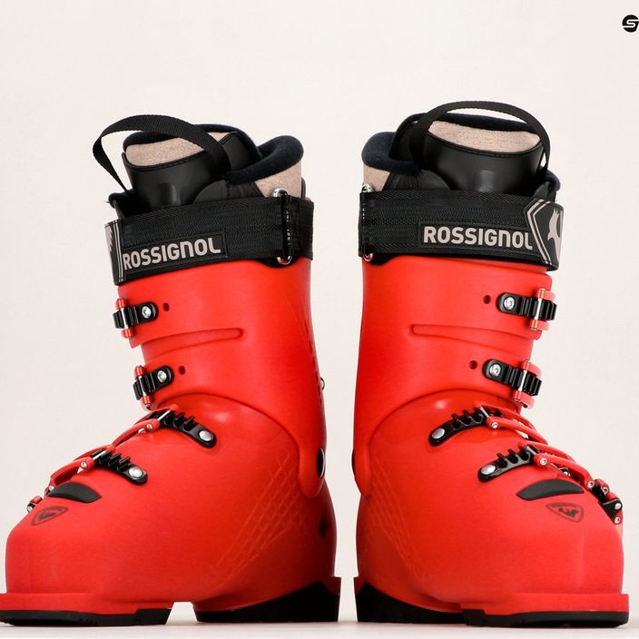 Rossignol Alltrack Jr 80 red clay children's ski boots 14