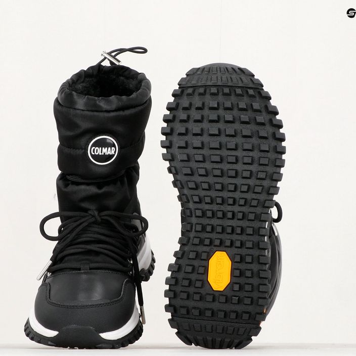 Women's Colmar Warmer Plain black snow boots 15