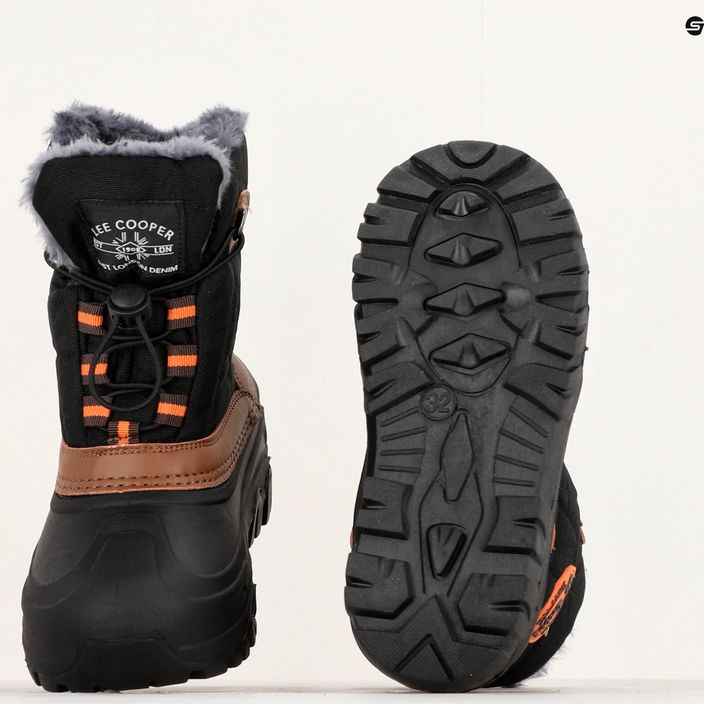 Lee Cooper children's snow boots LCJ-21-44-0524 black/camel 10