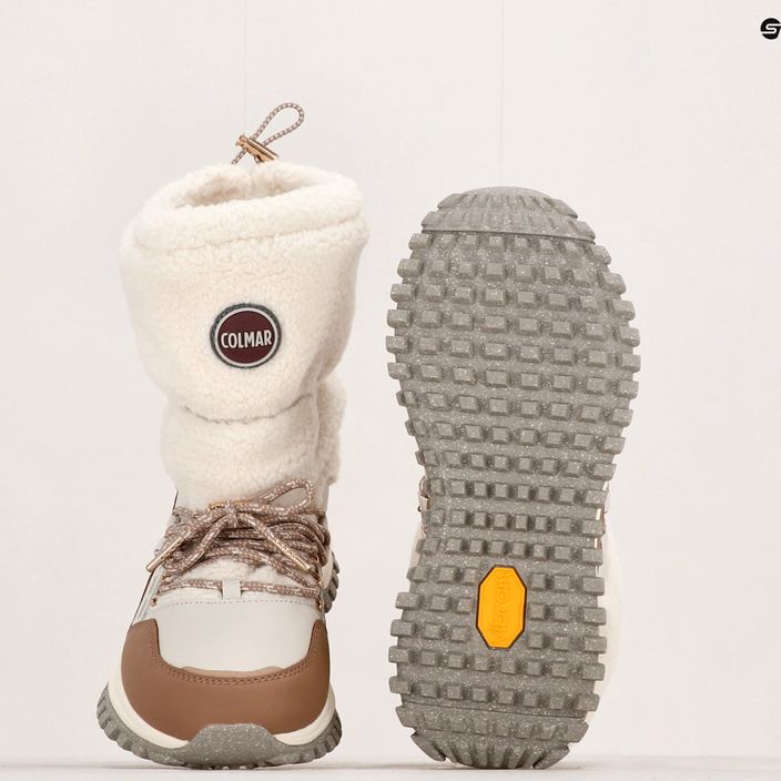 Colmar Warmer Voyage women's snow boots tan brown/off white 15