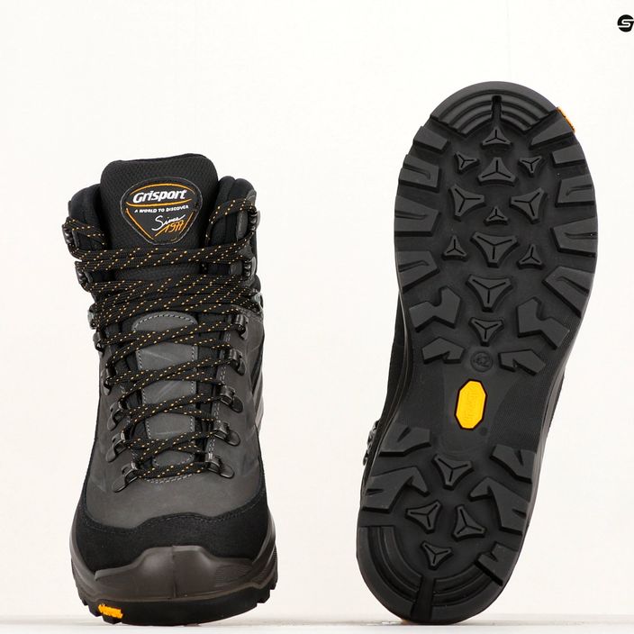 Grisport men's trekking boots 15205N21G grey/black 10