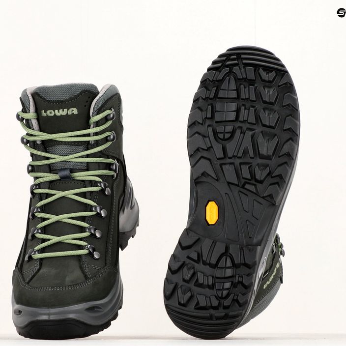 LOWA Renegade GTX Mid graphite/jade shoes 11