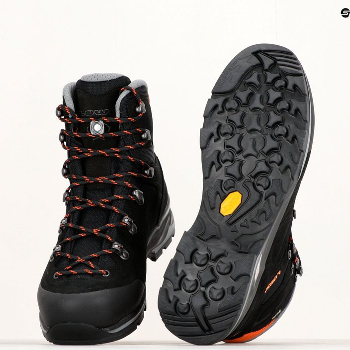 Men's trekking boots LOWA Baldo GTX schwarz/orange 11