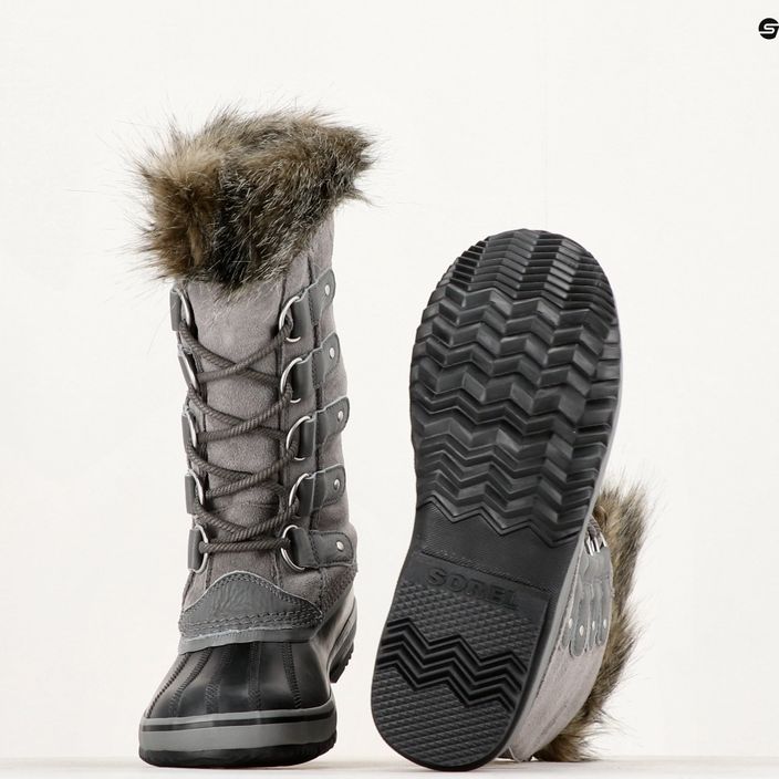 Sorel Joan of Arctic Dtv quarry/black women's snow boots 16