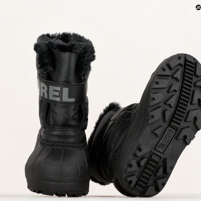 Sorel Snow Commander junior snow boots black/charcoal 15