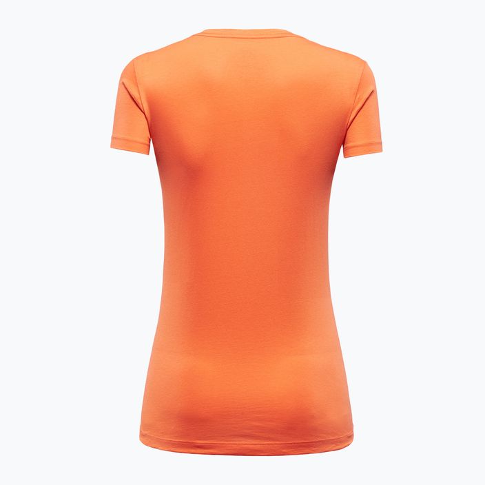 Women's trekking t-shirt BLACKYAK Senepol Classic Logo orange 1901087 2