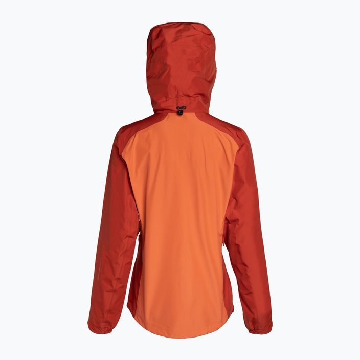 Women's rain jacket BLACKYAK Zebu orange 20010211B 2