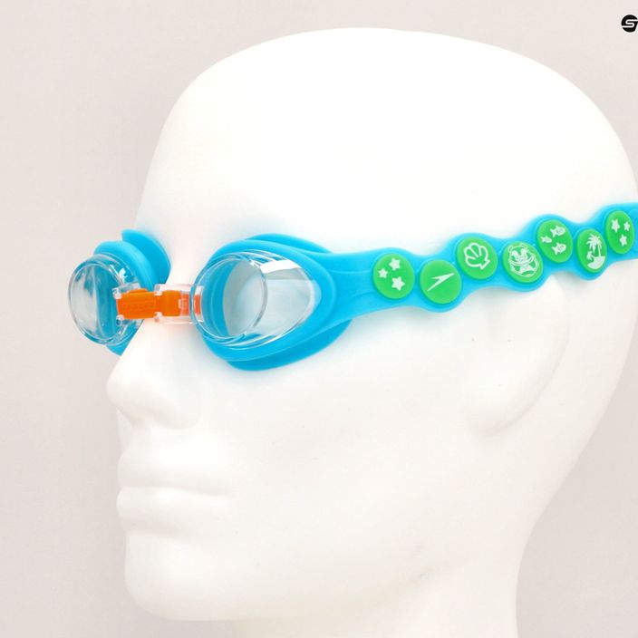 Speedo Infant Spot blue/green swimming goggles 6