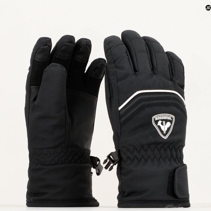 Rossignol Jr Tech Impr G children's ski glove black 3