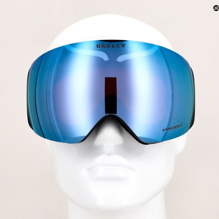 Oakley Flight Deck blues haze/prism sapphire iridium ski goggles 7