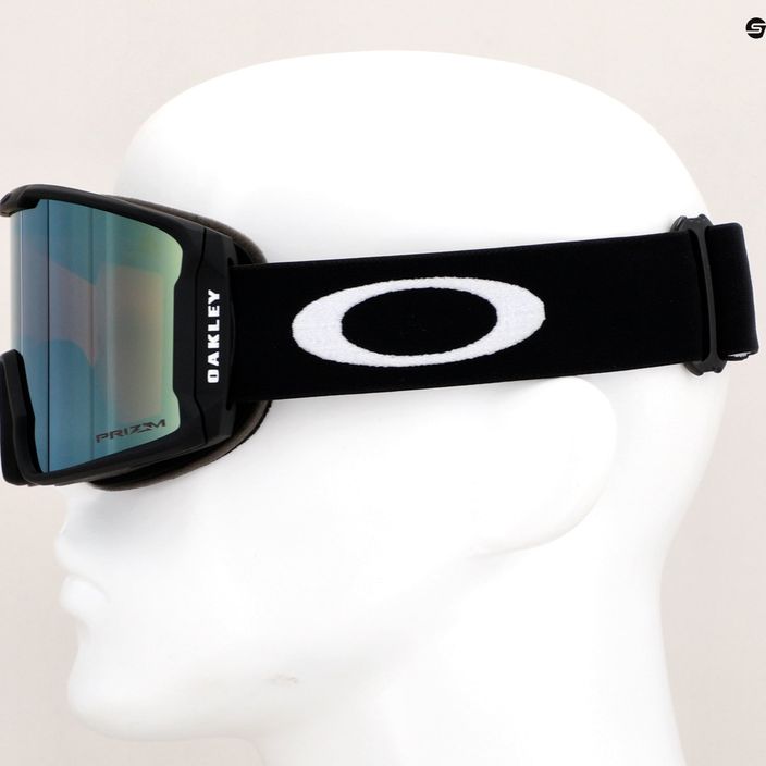 Oakley Line Miner matte black/prizm sage gold ski goggles 7