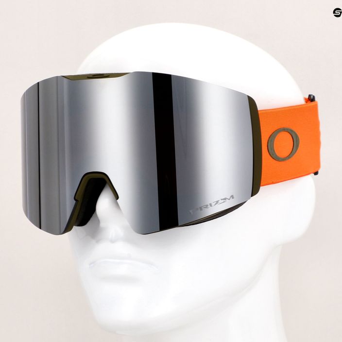 Oakley Fall Line orange/prizm black iridium ski goggles 7