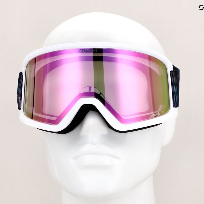 DRAGON DX3 OTG reef/lumalens pink ion ski goggles 11