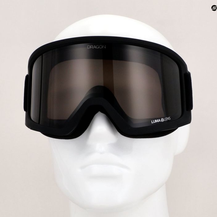 DRAGON DX3 L OTG classic black/lumalens dark smoke ski goggles 6