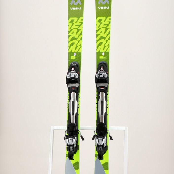 Downhill ski Völkl Deacon 76 + rMotion3 12 GW green/neon green/pearl white 14