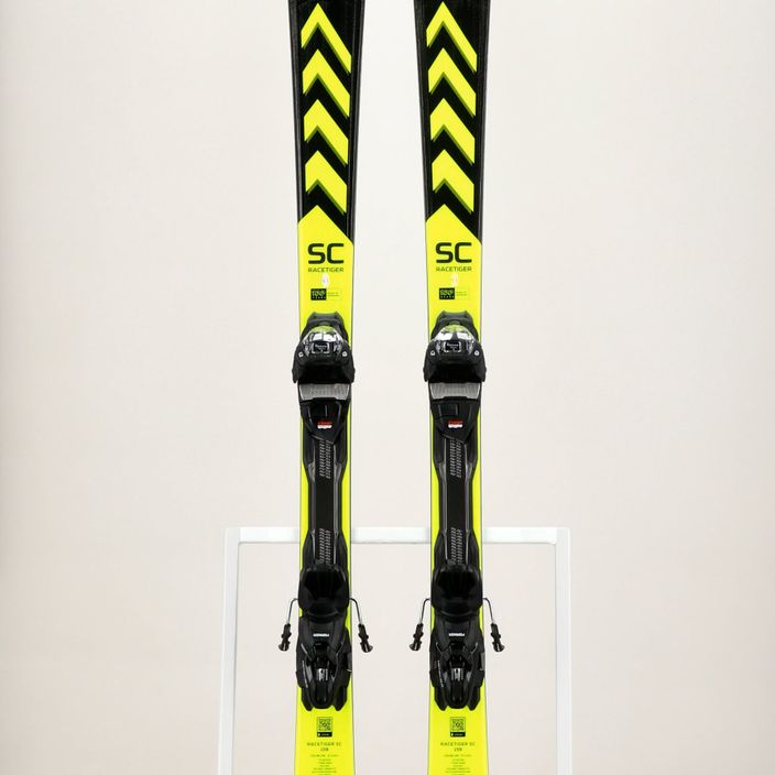 Völkl Racetiger SC Black + vMotion 10 GW black/yellow downhill skis 11