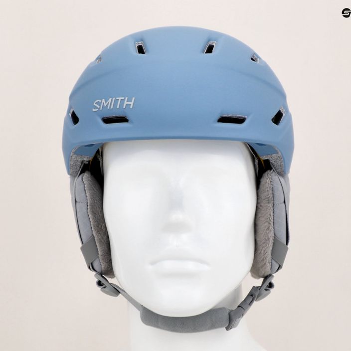 Smith Mirage Mips matte glacier ski helmet 9