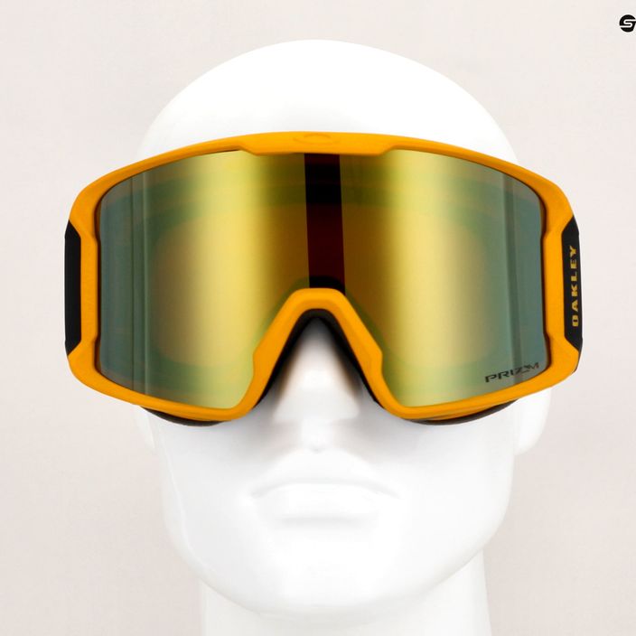 Oakley Line Miner sage kotsenburg signature/prizm sage gold iridium ski goggles 11