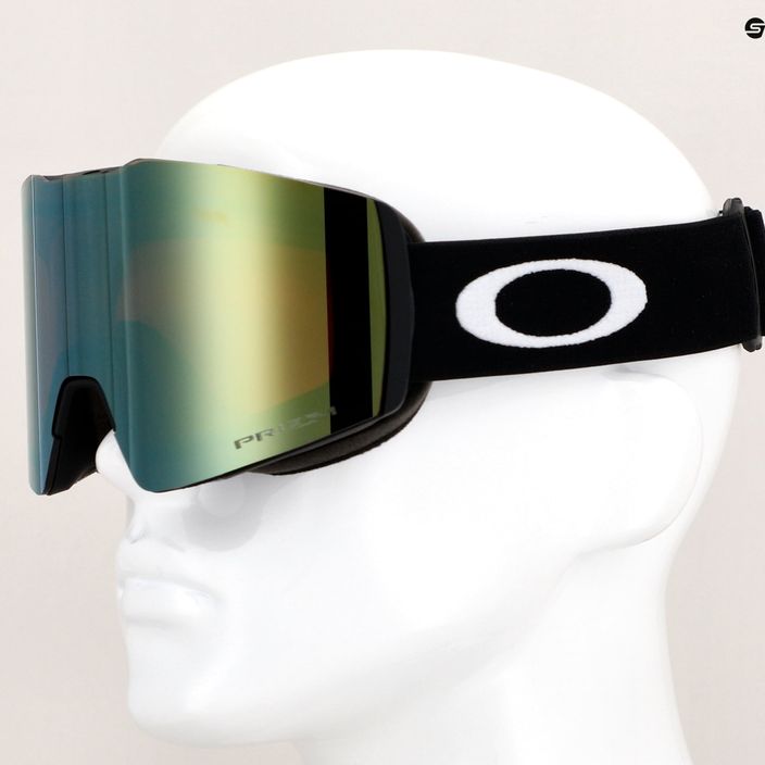 Oakley Fall Line matte black/prizm sage gold ski goggles 10