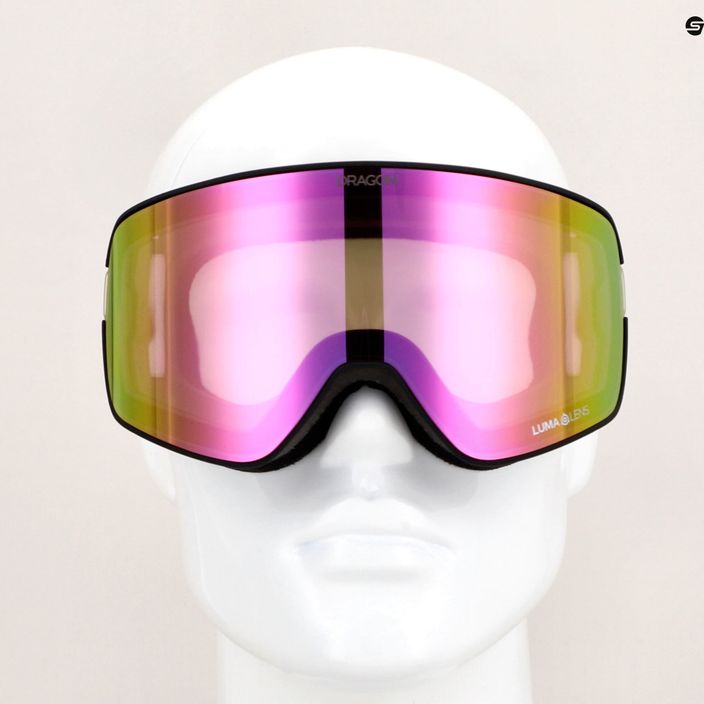 DRAGON NFX2 forest bailey signature/lumalens pink ion/midnight ski goggles 12