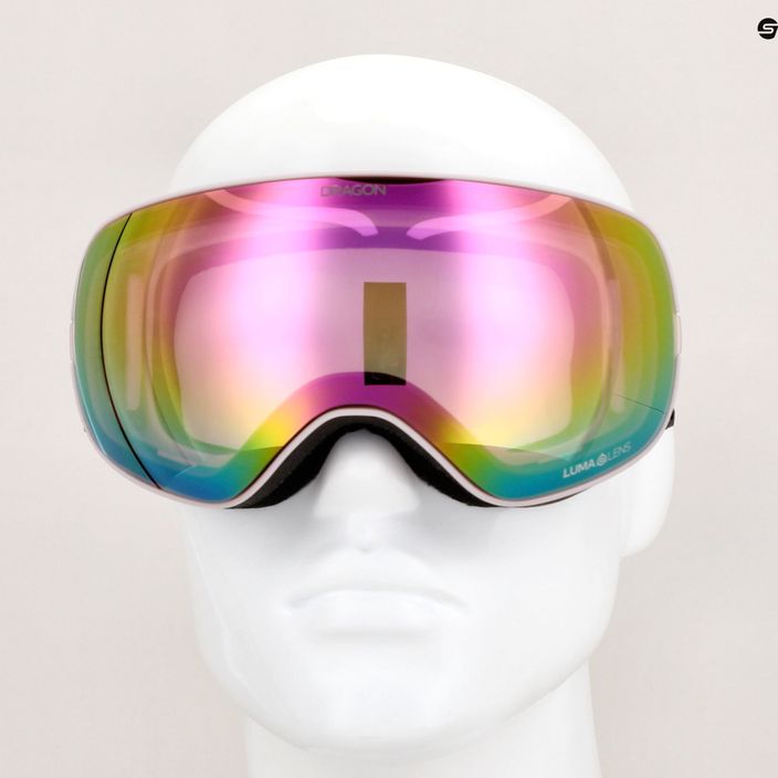 DRAGON X2S lilac/lumalens pink ion/dark smoke ski goggles 9