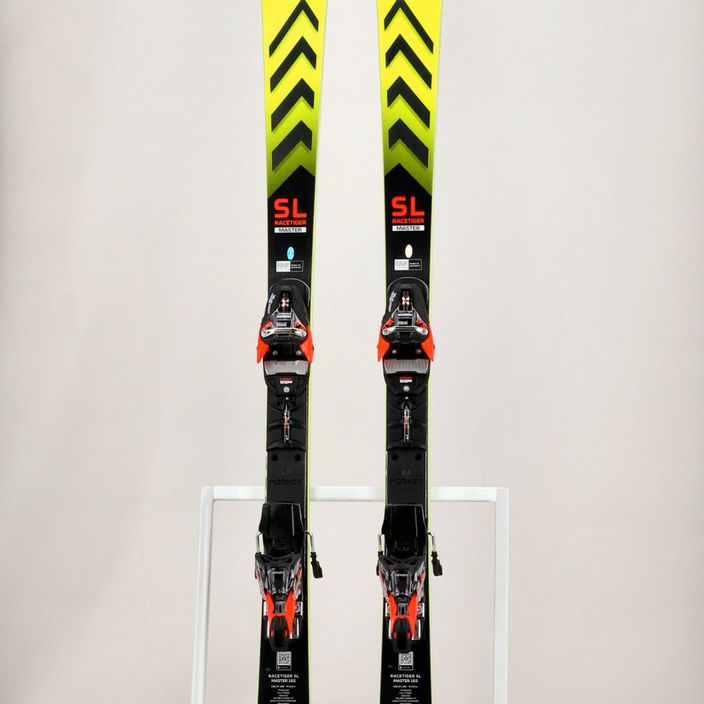 Völkl Racetiger SL Master + XComp 16 GW yellow/black downhill skis 15