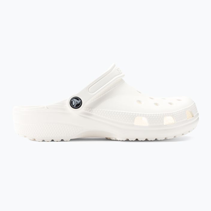 Men's Crocs Classic white flip-flops 3