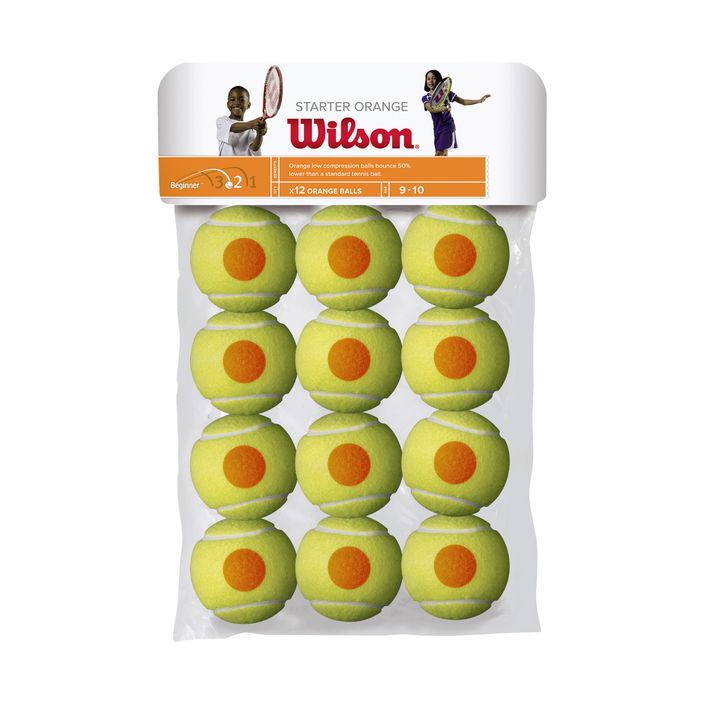 Wilson Starter Orange Tball tennis balls 12 pcs yellow WRT137200 2