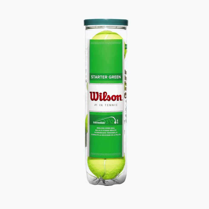 Children's tennis balls Wilson Starter Play Green 4 pcs yellow WRT137400 2