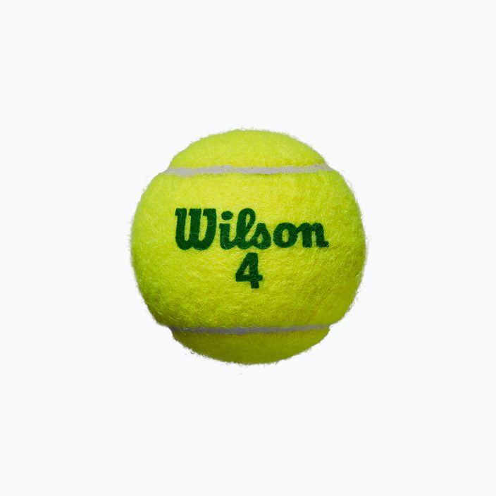 Children's tennis balls Wilson Starter Play Green 4 pcs yellow WRT137400 3