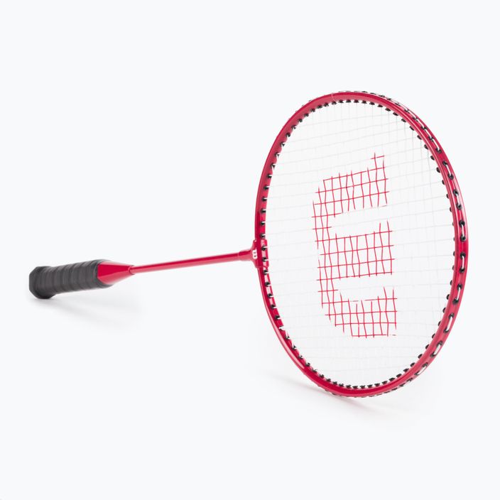 Wilson Tour Set of badminton rackets 4 pcs red WRT844400 3