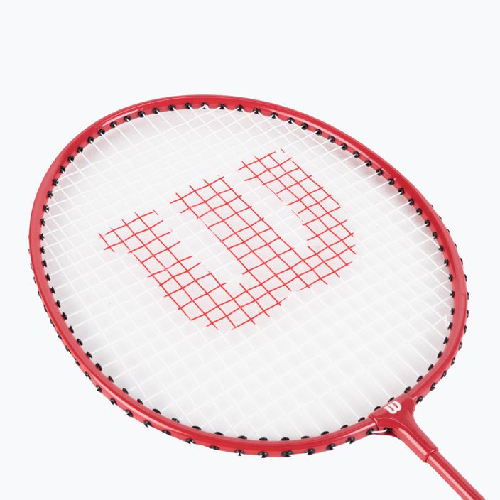 Wilson Tour Set of badminton rackets 4 pcs red WRT844400 4