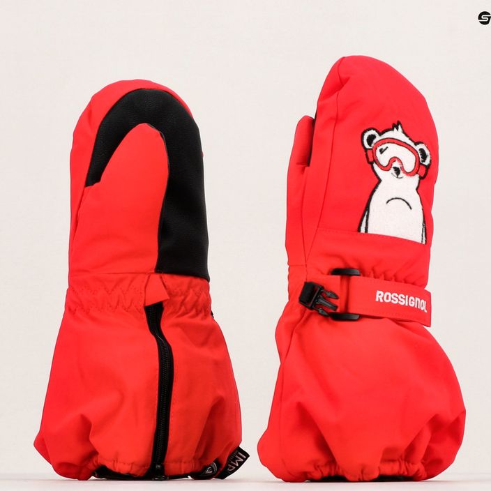 Rossignol Baby Impr M sports red winter gloves 6