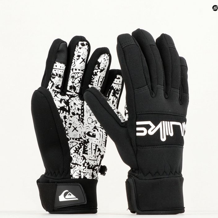 Men's Quiksilver Method snowboard gloves true black 7
