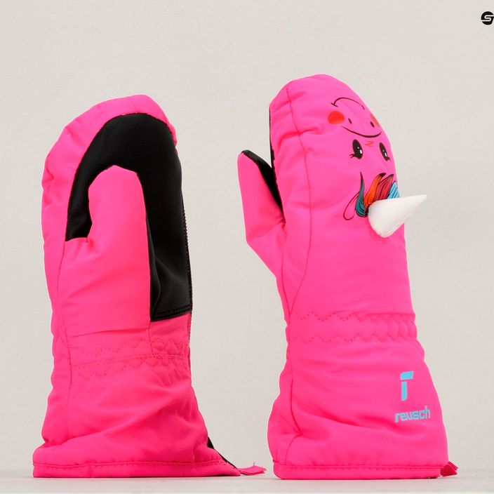Reusch children's ski gloves Sweety Mitten pink unicorn 10