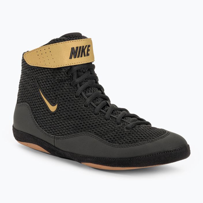 Men's wrestling shoes Nike Inflict 3 Limited Edition black/vegas gold