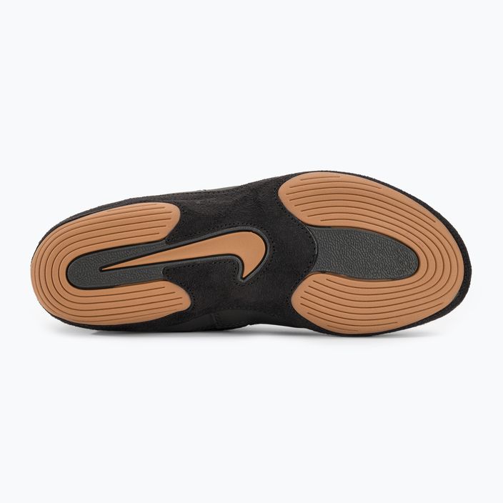 Men's wrestling shoes Nike Inflict 3 Limited Edition black/vegas gold 5