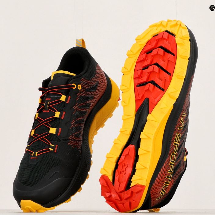 La Sportiva Jackal II Gtx black/yellow men's running shoes 8