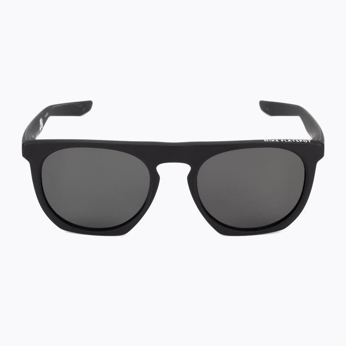 Nike Flatspot P matte black/silver grey polarized lens sunglasses 3