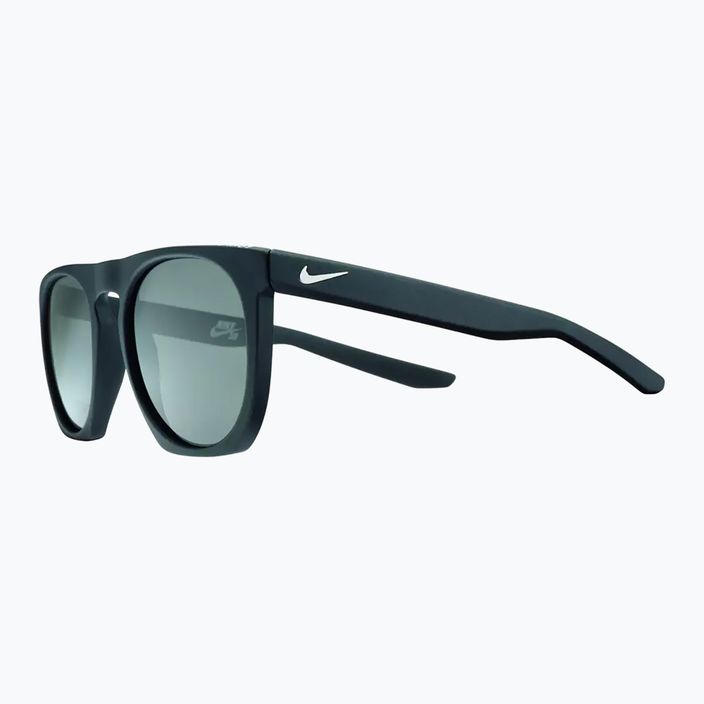 Nike Flatspot P matte black/silver grey polarized lens sunglasses 6